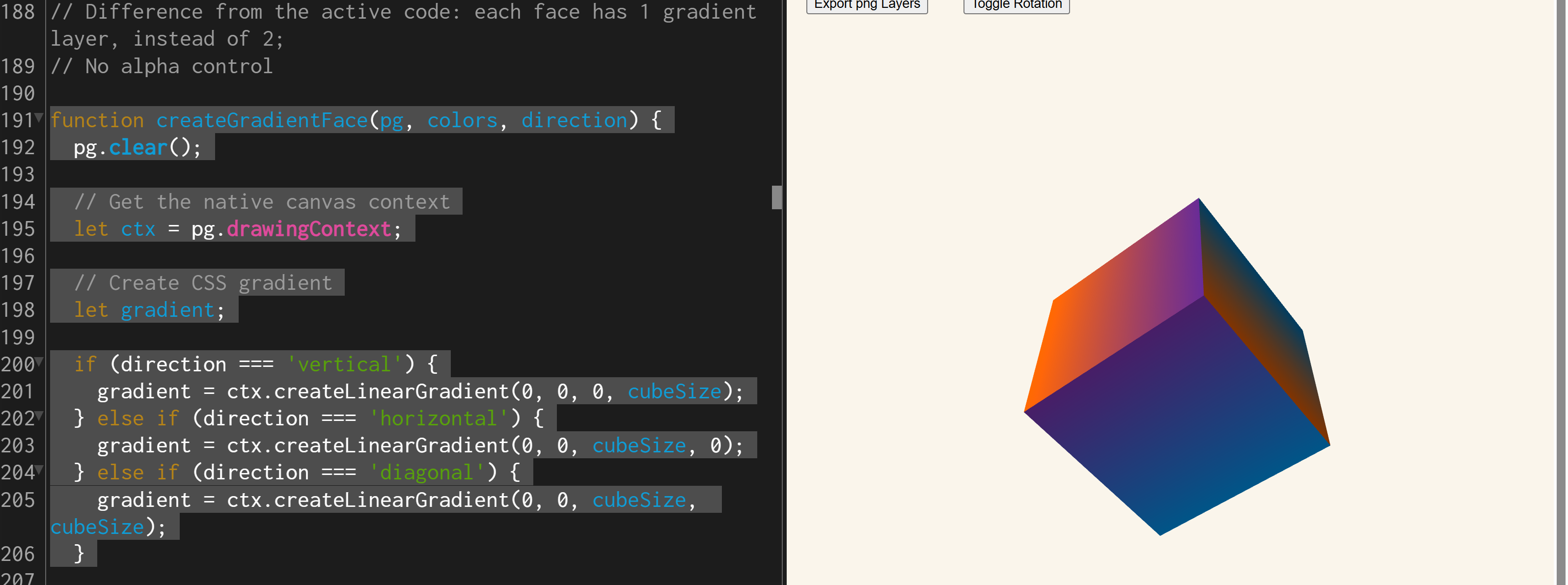 cssgradient_onelayer